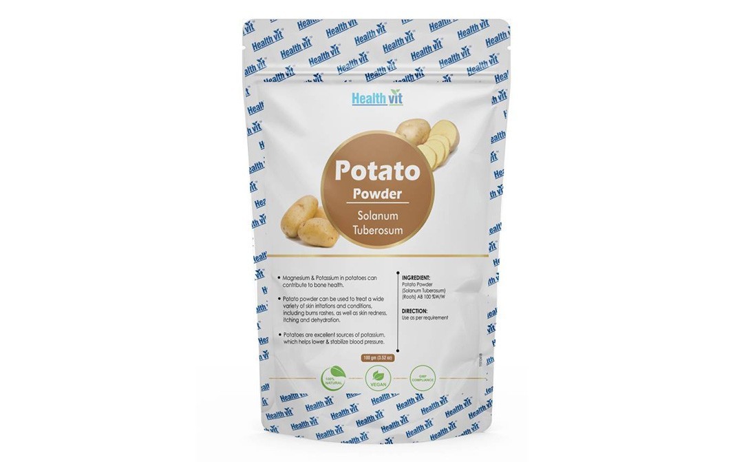 Health Vit Potato powder (Solanum Tuberosum)   Pack  100 grams